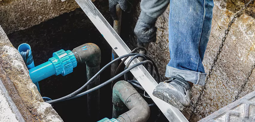 Zoeller Sewage Ejector Pump System in The Colony